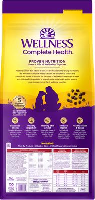 Show full view: Wellness Complete Health Beef & Barley Grained Natural Adult Dry Dog Food, 26-lb bag slide 3 of 13