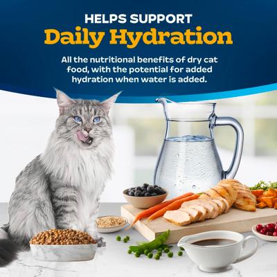 Show full view: Blue Buffalo Tastefuls Irresistible Gravy Experience Senior Chicken & Brown Rice Recipe Dry Cat Food, 3-lb bag slide 9 of 10