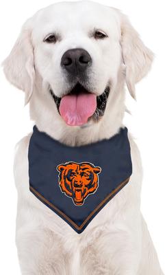Show full view: Pets First NFL Chicago Bears Tie Around Dog & Cat Bandana, Large/X-Large slide 3 of 5