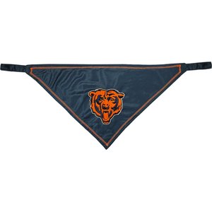 Pets First NFL Chicago Bears Tie Around Dog & Cat Bandana, Large/X-Large