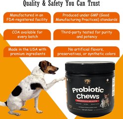 Lucky Kare Probiotic Chicken Flavored Soft Chew Supplement for Dogs & Cats, 120 Count slide 2 of 5