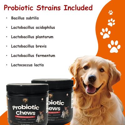 Show full view: Lucky Kare Probiotic Chicken Flavored Soft Chew Supplement for Dogs & Cats, 120 Count slide 6 of 6