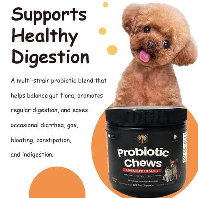 Show full view: Lucky Kare Probiotic Chicken Flavored Soft Chew Supplement for Dogs & Cats, 120 Count slide 4 of 6