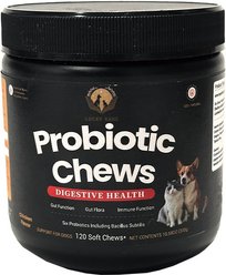 Lucky Kare Probiotic Chicken Flavored Soft Chew Supplement for Dogs & Cats, 120 Count slide 1 of 5