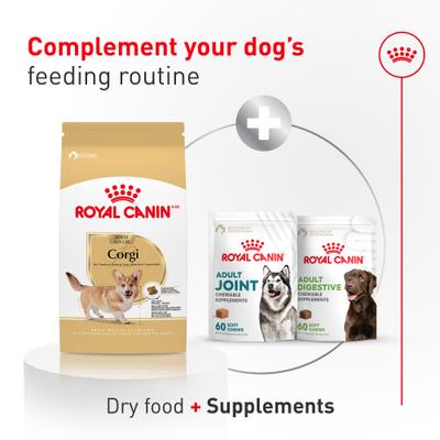 Show full view: Royal Canin Breed Health Nutrition Corgi Adult Dry Dog Food, 7-lb bag slide 7 of 10
