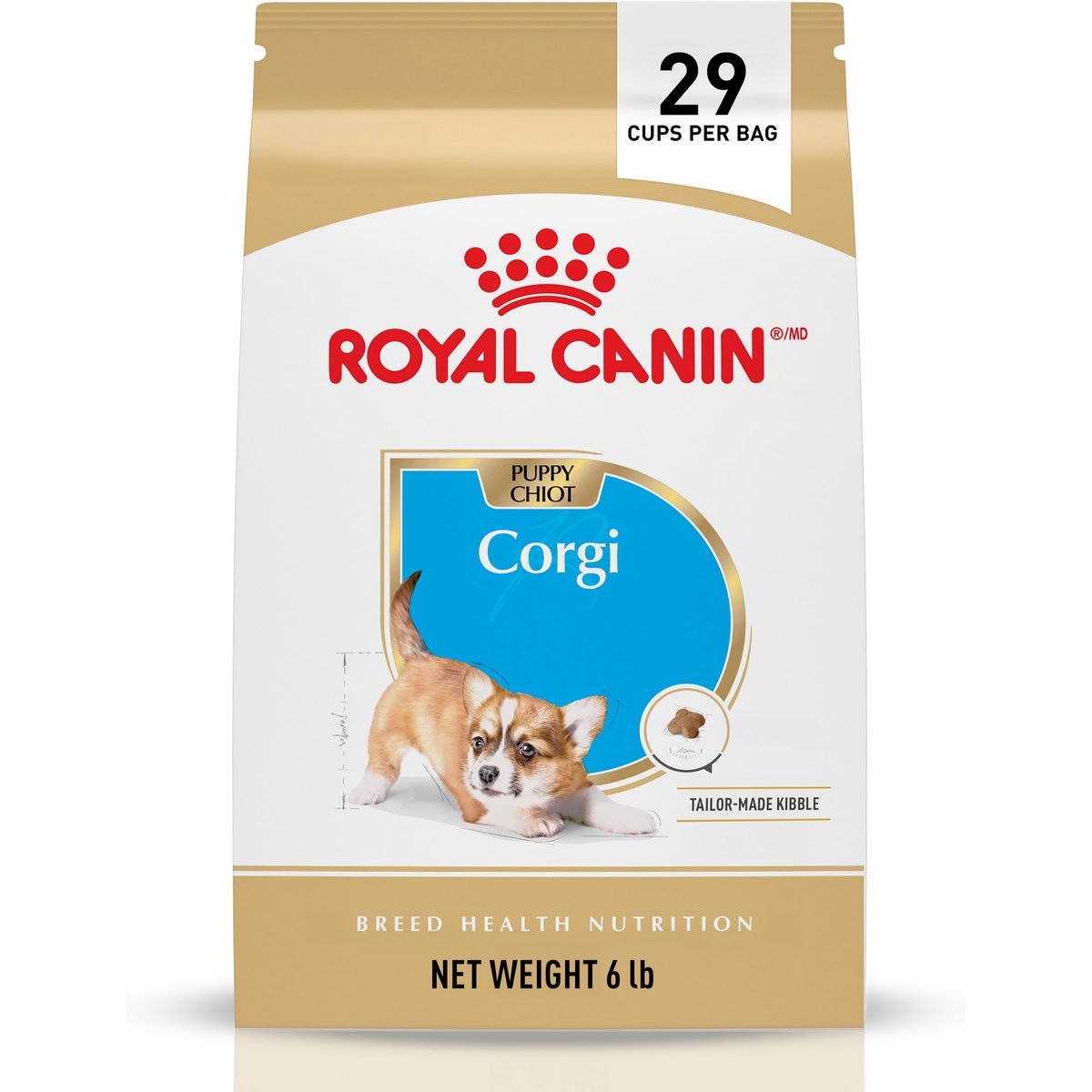 Royal Canin Breed Health Nutrition Corgi Puppy Dry Dog Food, 6-lb bag