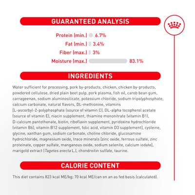 Show full view: Royal Canin Breed Health Nutrition French Bulldog Loaf in Sauce Wet Dog Food, 3-oz can, pack of 24 slide 5 of 5