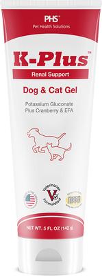 Show full view: K-Plus Potassium Gluconate Renal Gel Dog Urinary Supplement, 5-oz tube slide 3 of 11