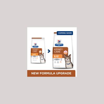 Show full view: Hill's Prescription Diet k/d Kidney Care with Chicken Dry Food + Pate with Tuna Wet Cat Food slide 3 of 10