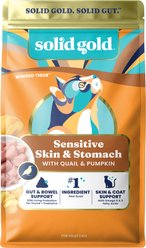 Solid Gold Sensitive Stomach Quail & Pumpkin Grain-Free Dry Cat Food, 6-lb bag