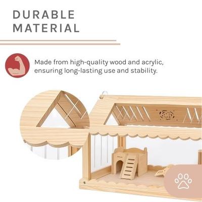 Show full view: Sam's Pets Biscuit Hamster Cage, Natural Oak slide 9 of 9