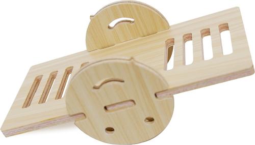 Show full view: Sam's Pets Biscuit Hamster Cage, Natural Oak slide 4 of 9