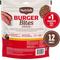Show in main carousel: Rachael Ray Nutrish Burger Bites, Beef Burger with Bison Grain-Free Dog Treats, 12-oz bag slide 3 of 12