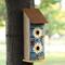 Show in main carousel: Glitzhome 2-Tiered Solid Wood & Metal Daisy Decorative Outdoor Garden Bird House slide 3 of 9