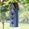 Show in main carousel: Glitzhome Oversized 3-Tiered Solid Wood Villa Decorative Outdoor Garden Bird House, Blue slide 3 of 9