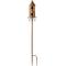 Show in main carousel: Glitzhome 53-in Farmhouse Faux Copper 2-Tiered Distressed Metal Decorative Garden Bird House with Stake slide 1 of 9