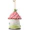 Show in main carousel: Glitzhome Resin Outdoor Garden Bird House, Pink slide 6 of 9