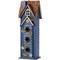 Show in main carousel: Glitzhome Oversized 3-Tiered Solid Wood Villa Decorative Outdoor Garden Bird House, Blue slide 1 of 9