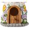 Show in main carousel: Glitzhome Resin Outdoor Garden Bird House, Pink slide 8 of 9