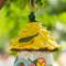 Show in main carousel: Glitzhome Resin Outdoor Garden Bird House, Yellow slide 5 of 9