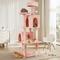 Show in main carousel: TSCOMON Multi-Level 58-in Plush Cat Tree & Condo, Pink slide 1 of 9