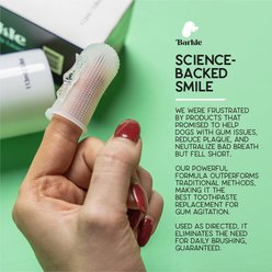 Barkle Advanced Mint Flavored Teeth Cleaning Oral Gel Dog & Cat Toothpaste with Tooth Brushing Kit, 3.8-oz tube (2-mos. supply) slide 2 of 7