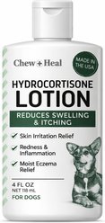 Chew + Heal Hydrocortisone Lotion for Dogs, 4-fl oz bottle