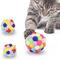 Show in main carousel: SunGrow Fuzzy Balls with Bell Cat Toy, 3 count slide 1 of 7