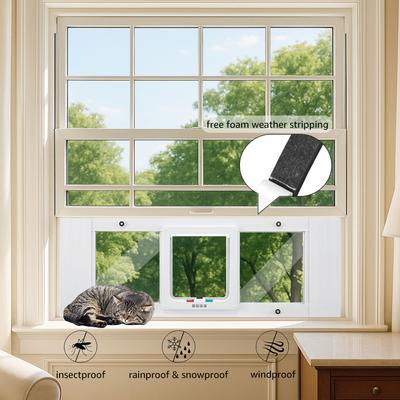 Show full view: Unipaws Window Cat Door slide 4 of 7