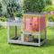 Show in main carousel: Coziwow Heated 2-Tier Rabbit Hutch with Wheels slide 8 of 9