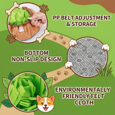 Show full view: Casfuy Snuffle Mat Interactive Puzzle Dog Toy slide 5 of 8