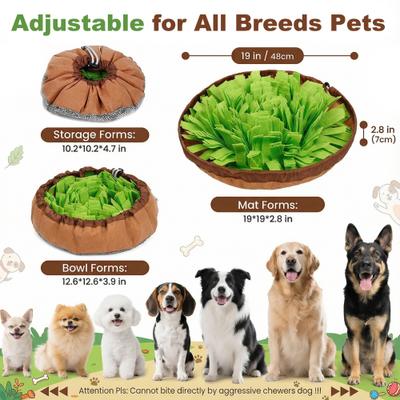 Show full view: Casfuy Snuffle Mat Interactive Puzzle Dog Toy slide 6 of 8