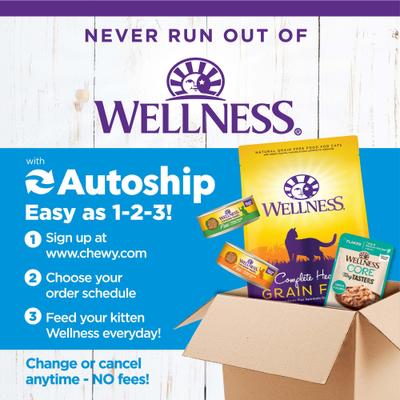 Show full view: Wellness Complete Health Poultry Favorites Variety Pack Grain-Free Wet Cat Food, 5.5-oz can, case of 12 slide 9 of 11