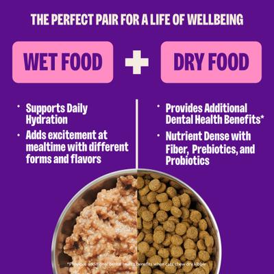Show full view: Wellness Complete Health Poultry Lovers Pate Variety Pack Grain-Free Natural Canned Cat Food, 5.5-oz, case of 30 slide 6 of 12