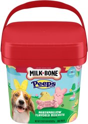 Milk-Bone PEEPS Artificially Marshmallow Flavored Dog Treats, 22-oz pail