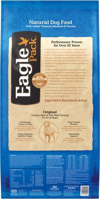 Show full view: Eagle Pack Original Chicken Meal & Pork Meal Formula Dry Dog Food, 30-lb bag slide 3 of 12