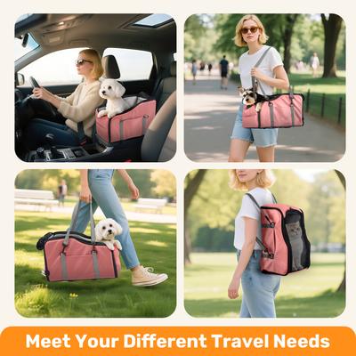 Show full view: Niubya Dog Car Booster Seat, Pink slide 9 of 10