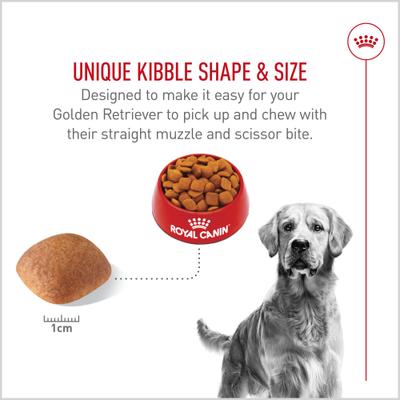 Show full view: Royal Canin Breed Health Nutrition Golden Retriever Adult Dry Dog Food, 30-lb bag slide 4 of 12