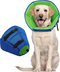 Kuoser Cone Recovery Elizabethan Collar/E-Collar for Dogs, Blue, X-Large
