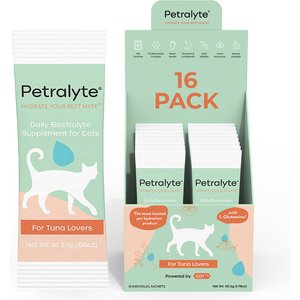 Petralyte Tuna Flavored Electrolyte & Joint Supplement for Cats, 16 count
