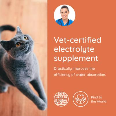 Show full view: Petralyte Tuna Flavored Electrolyte & Joint Supplement for Cats, 16 count slide 5 of 7