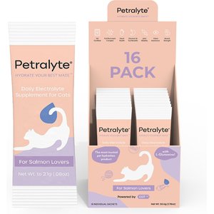 Petralyte Salmon Flavored Electrolyte & Joint Supplement for Cats, 16 count
