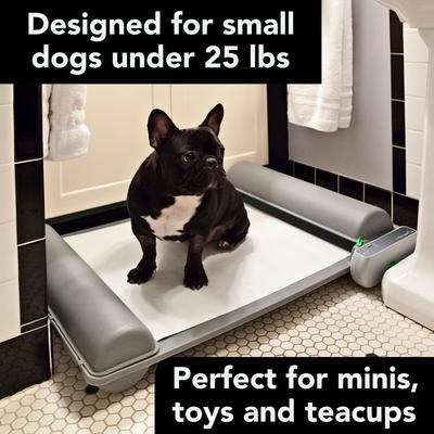 Show full view: BrilliantPad Self-Cleaning Automatic Dog Potty Pad Machine with 3-Spray Training Bundle slide 9 of 10
