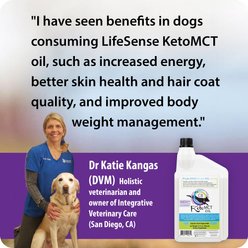 LifeSense Pet KetoMCT Oil Liquid Supplement for Dogs, 32-fl oz bottle slide 2 of 9