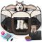 Show in main carousel: HOMAGICO Dog Playpen, Brown, 45-in slide 1 of 8