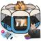 Show in main carousel: HOMAGICO Dog Playpen, Blue, 45-in slide 1 of 8