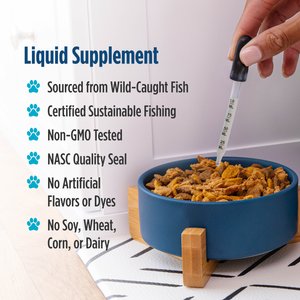 Nordic Naturals Omega-3 Pet Liquid Supplement for Cats & Small Dogs, 2-fl oz bottle