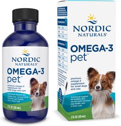 Nordic Naturals Omega-3 Pet Liquid Supplement for Cats & Small Dogs, 2-fl oz bottle