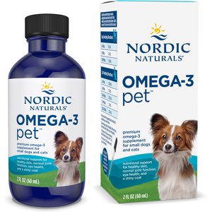 Nordic Naturals Omega-3 Pet Liquid Supplement for Cats & Small Dogs, 2-fl oz bottle