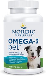 Nordic Naturals Omega-3 Pet Softgels Supplement for Dogs, 90 count